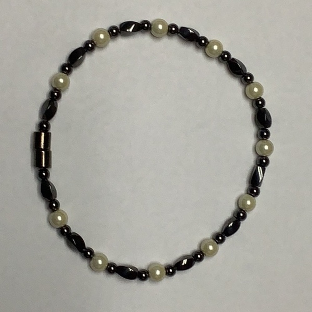 Staple Black and Cream Beaded Accessory
